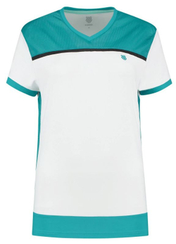 Женская теннисная футболка K-Swiss Hypercourt Advantage Tee 2 W - белый