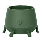 Кашпо "Мистер Крутой" (0,6л) с дренажным донышком Цв. Теплая хвоя