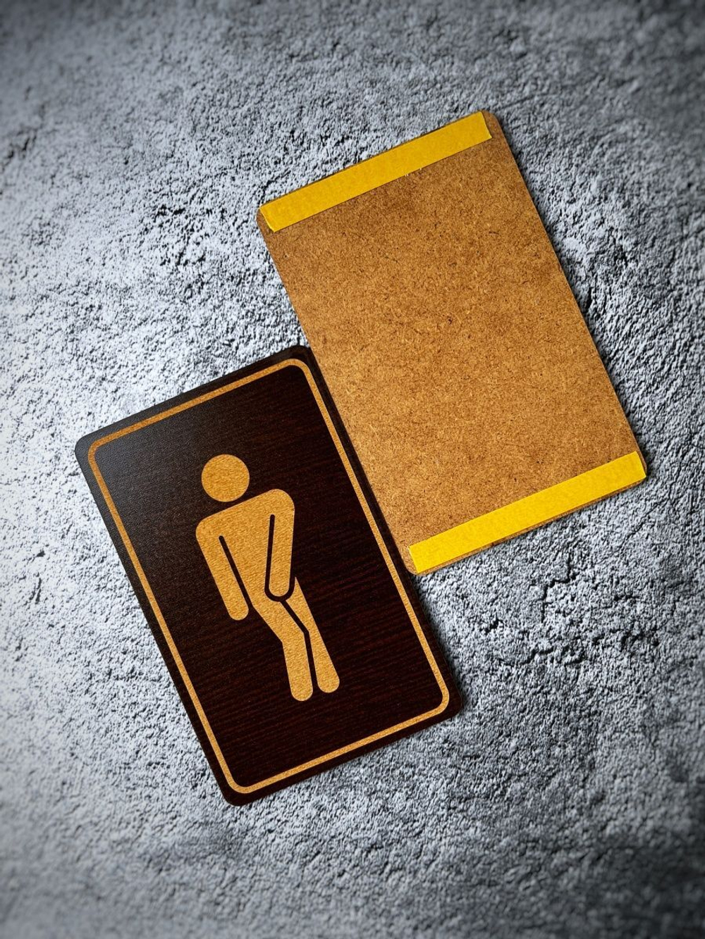 Табличка туалетная