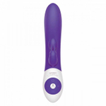 Фиолетовый вибратор The Kissing Rabbit