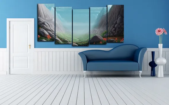 Модульная картина "На скальной арке"