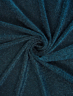 Трикотаж Металлик, 186 гр/м2, 150 см, морская волна