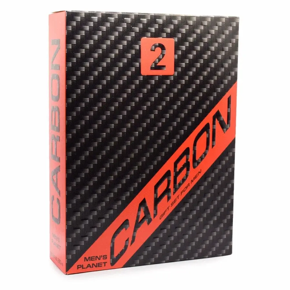 Подарочный Набор для мужчин MEN'S PLANET "CARBON-2" (шампунь 250мл + гель 250мл)