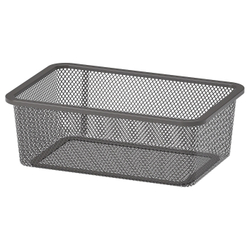 IKEA TROFAST  (ИКЕА ТРОФАСТ)  -  Контейнер из проволоки, темно-серый, 20x30x10 см
