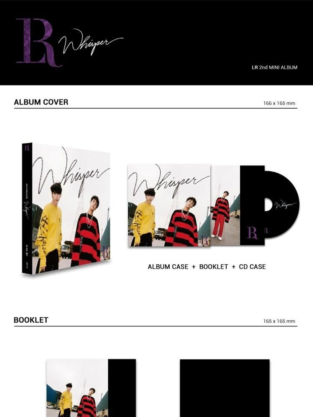 Альбом VIXX LR - WHISPER 2nd Mini Album