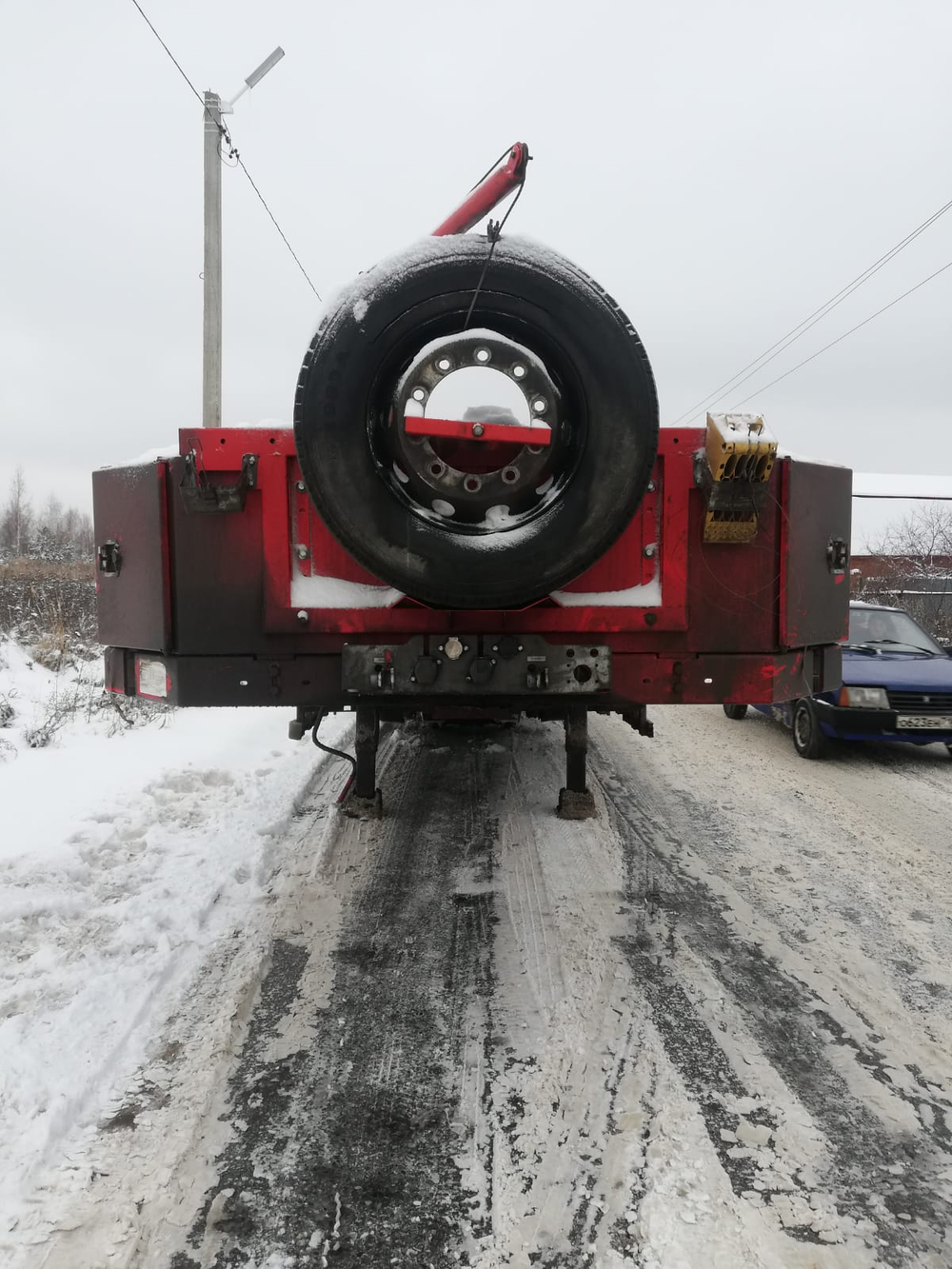Тверьстроймаш 9939* Полуприцеп тяжеловоз 4 оси 993941-0022 (Раздвижной)