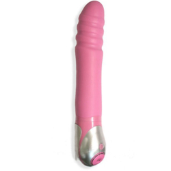 Розовый вибромассажер Zest, серия Vibe therapy.