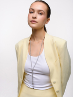 Колье "Ultra shine drops" Silver