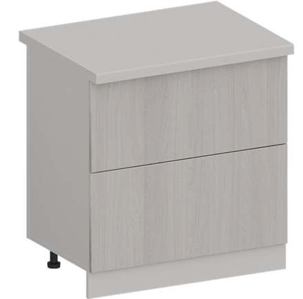 Кухня Модуль ШН2Я 800 Белый / Анкор