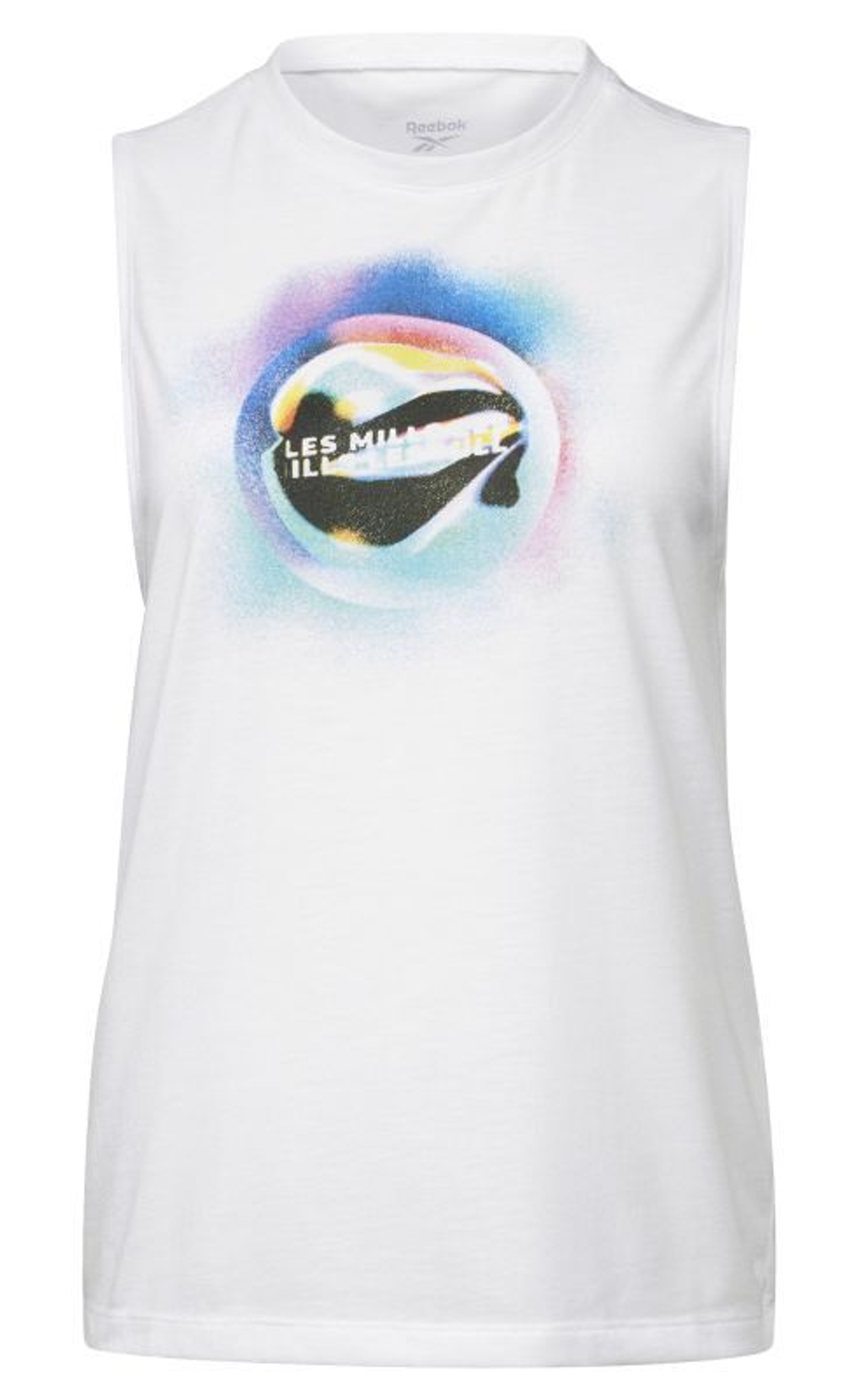 Женская теннисная футболка Reebok LM Graphic Muscle Tank W - белый