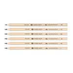 Набор карандашей чернографитных 6шт. 6М, 4М, 2М, М, ТМ, Т, ВКФ Инженер, блистер