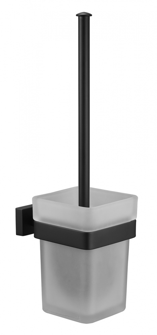 5013-C Ершик настенный, стеклянный (ЧЕРНЫЙ) ViEiR  (20/1шт)