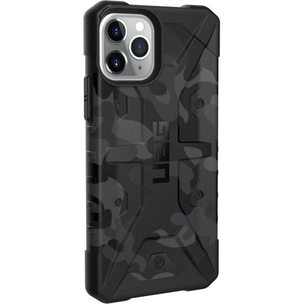 Чехол Uag Pathfinder SE Camo для iPhone 11 Pro черный камуфляж (Midnight Camo)