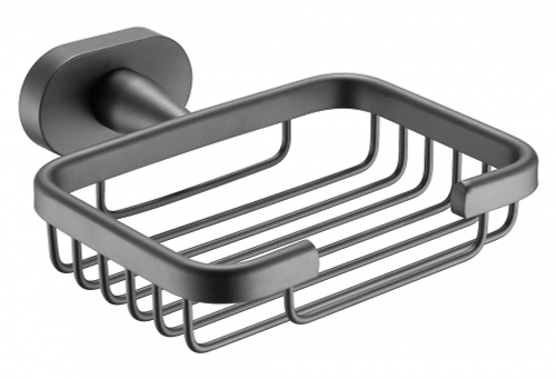 5104-G Мыльница нас., нерж сталь  (ГРАФИТ) ViEiR  (40/1шт)