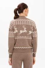 23419 Свитер женский (кофейный)