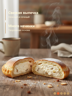 Сочень с творогом "Хлебный дом" 110 гр*40 шт