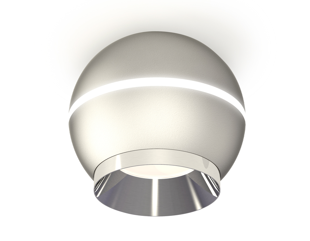 XS1103002 SSL/PSL серебро песок/серебро полированное MR16 GU5.3 LED 3W 4200K (C1103, N7032)
