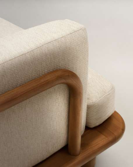 Трехместный уличный диван Turqueta из массива тика, 230 см