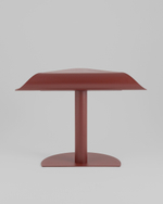 Журнальный столик Cornea металл бордовый