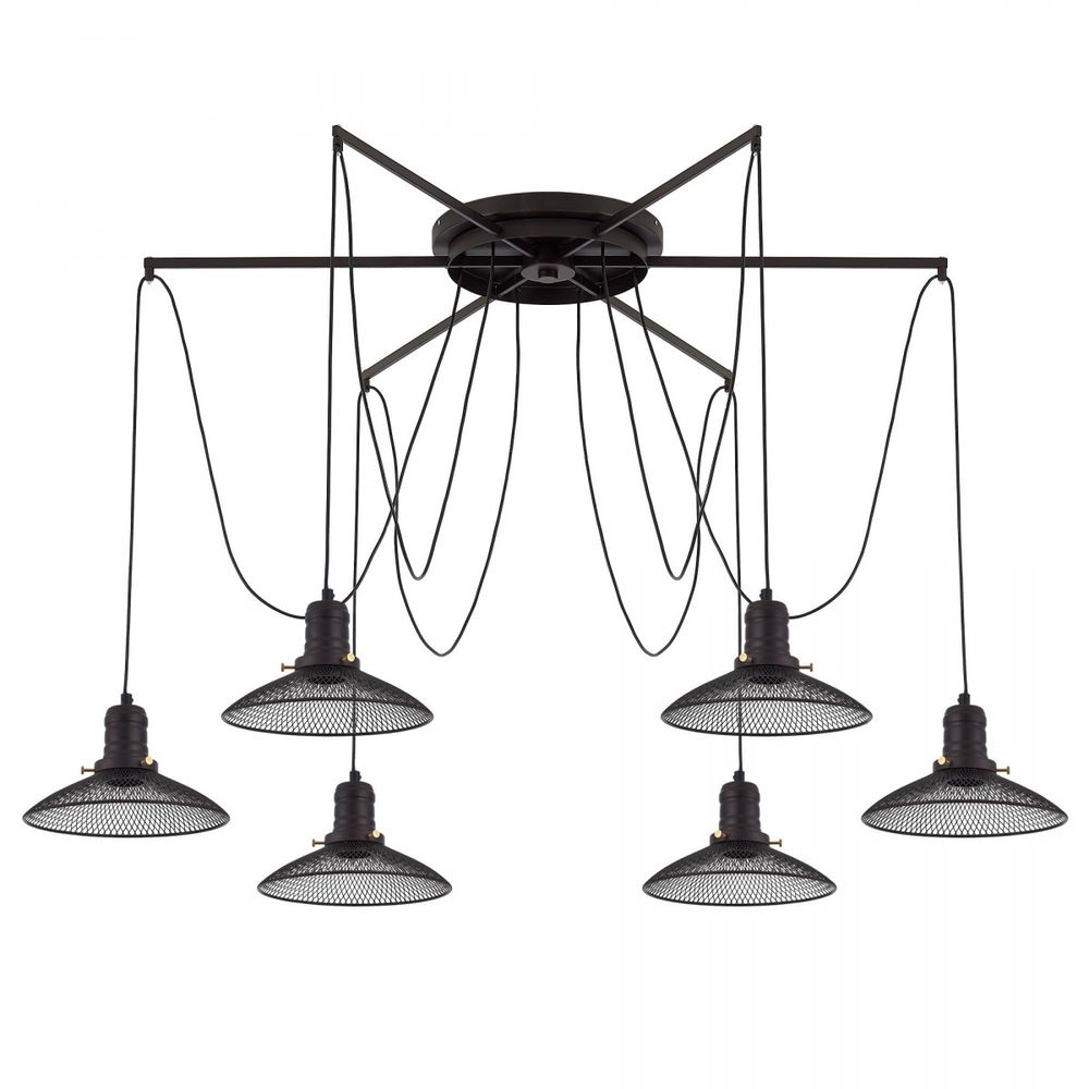 Citilux Эдисон CL451262 Люстра паук Венге