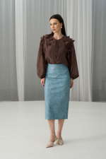 Юбка Нелита эко - кожа