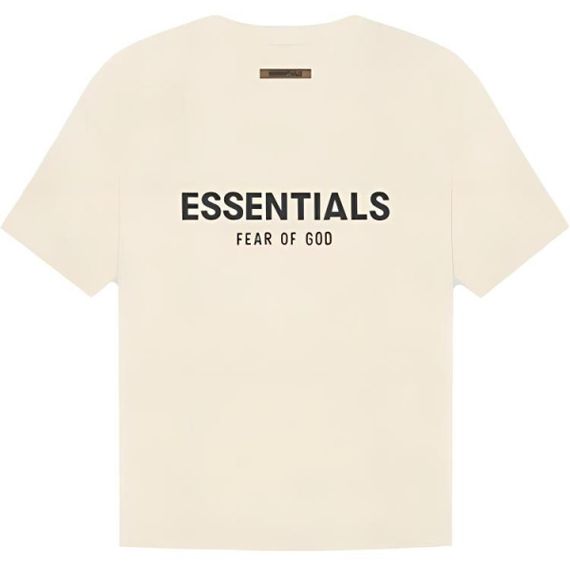 Fear of God Essentials SS21 Short Sleeve Tee Buttercream/Cream Logo T