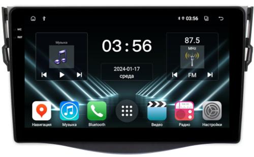 Магнитола для Toyota RAV4 3 2005-2012, Vanguard - FarCar S280 монитор 9.5" IPS на Android 13, CarPlay