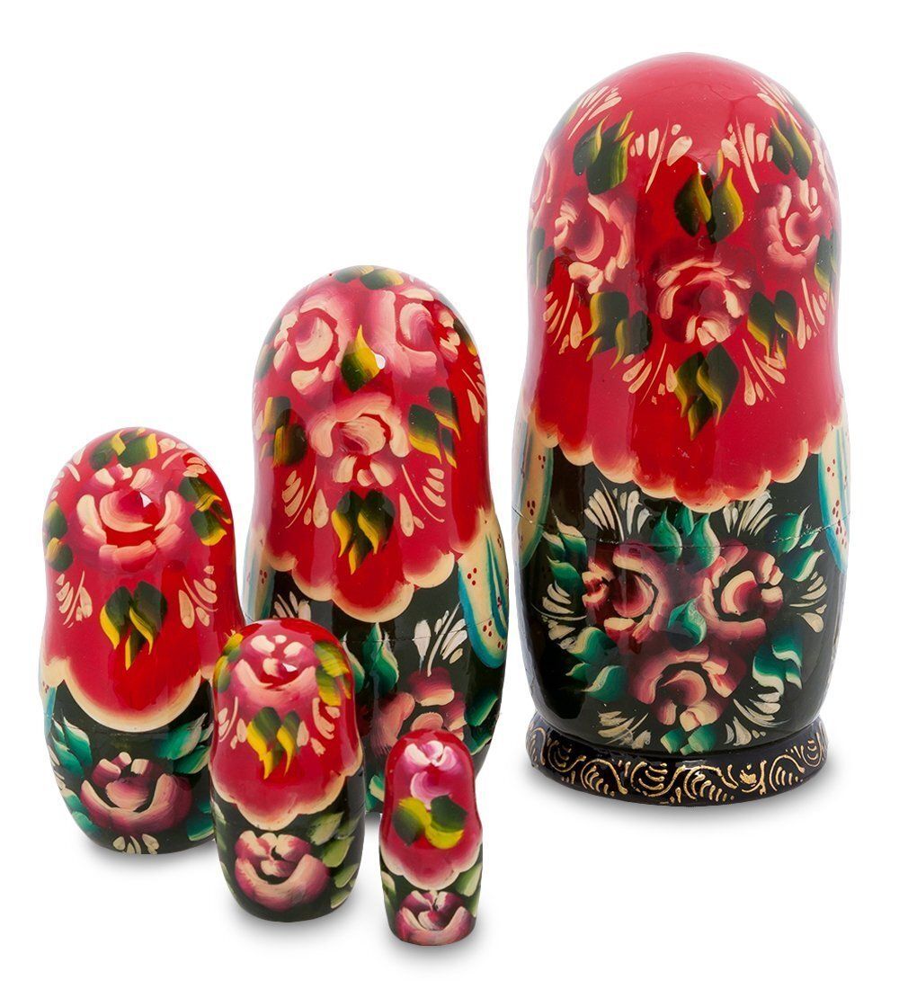 Народные промыслы МР-25/ 12 Матрешка 5м «Матрена с гусем»