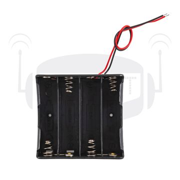 Батарейный отсек 4шт 18650 с кабелем