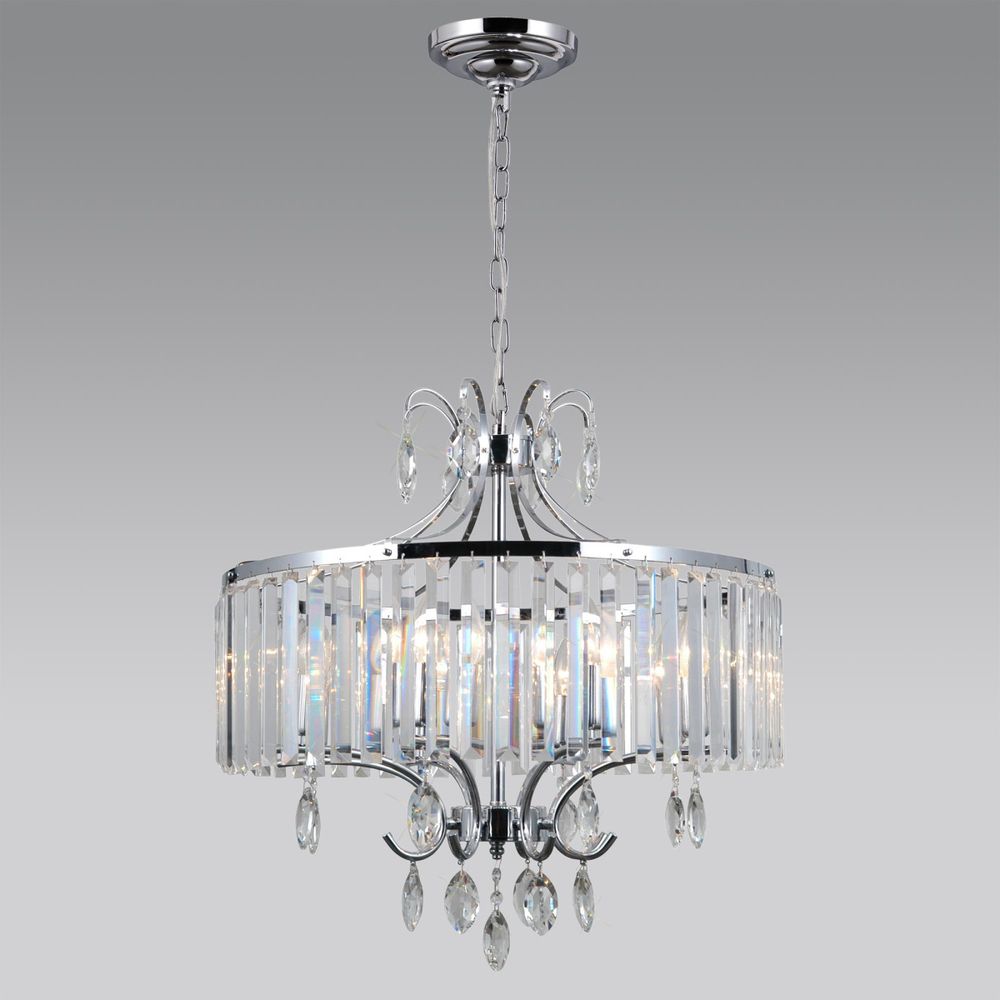 Citilux Инга CL335181 Люстра подвесная хрустальная Хром