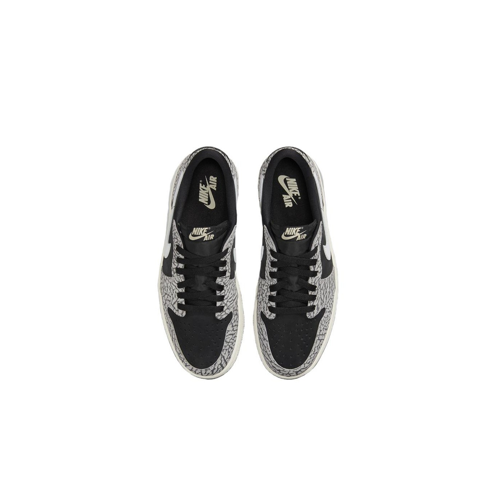 Кроссовки Air Jordan 1 Retro Low Black Cement
