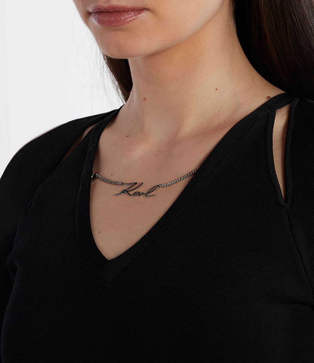 Платье Karl Lagerfeld - черный(240W1331)