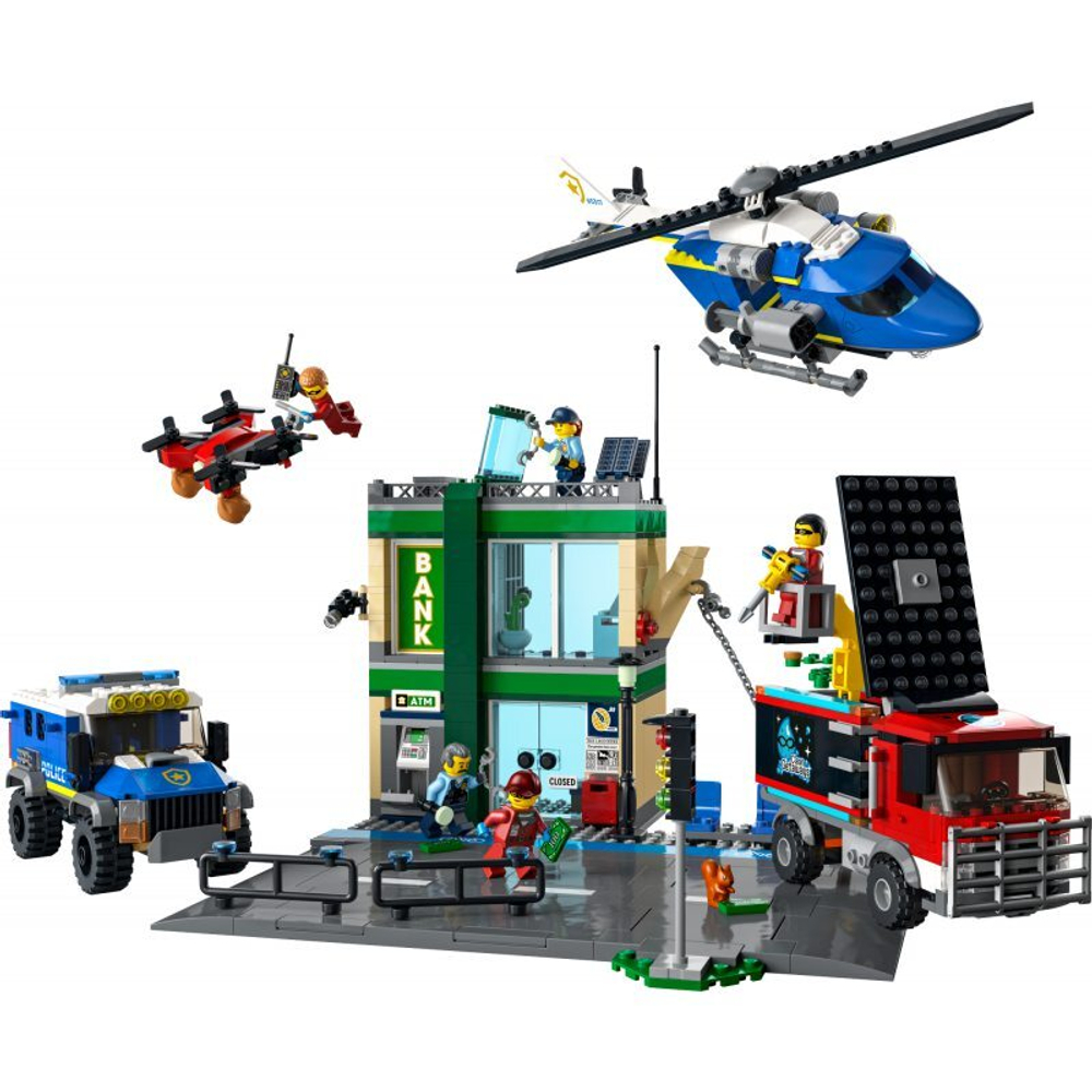 Lego city bank hot sale