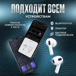 Наушники беспроводные / AIR 3 для iOS / Android / Bluetooth 5.0 / беспроводные блютуз наушники / tws для android / Ios