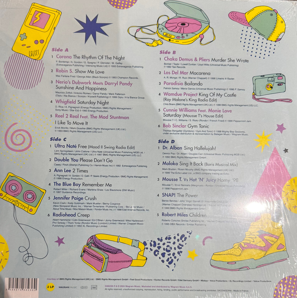 Виниловая пластинка Сборник Hits 90's 2LP