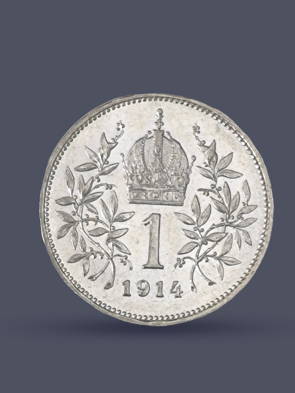 Монета 1 крона (crown) 1914 год Австрия