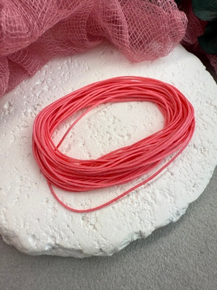 Шнур для плетения браслетов 0,6 мм, Бабл-гам (5 м)