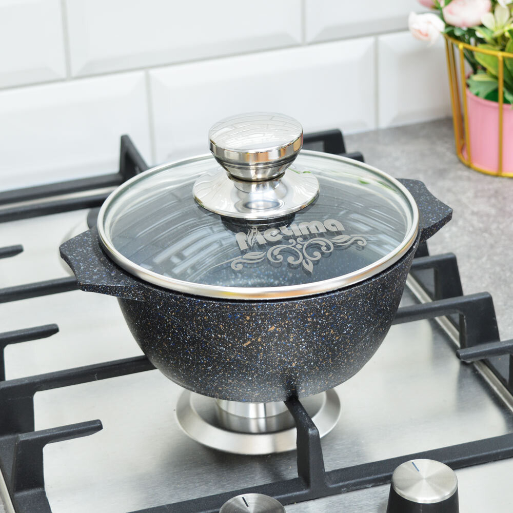 Кастрюля 1л Гранит star