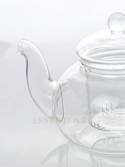 Чайник стеклянный с крышкой