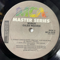 Винтажная виниловая пластинка LP Giles Reaves Wunjo (USA 1986)