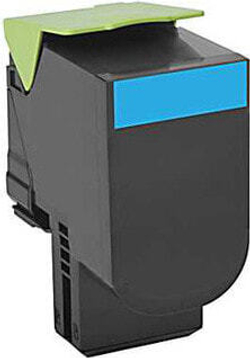 Lexmark 80C0H20 тонерный картридж Подлинный Голубой 1 шт