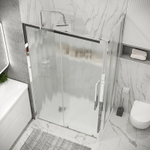 Душевой уголок Grossman Cosmo 130х70 120.K33.02.1370.10.02 профиль Хром стекло шиншилла
