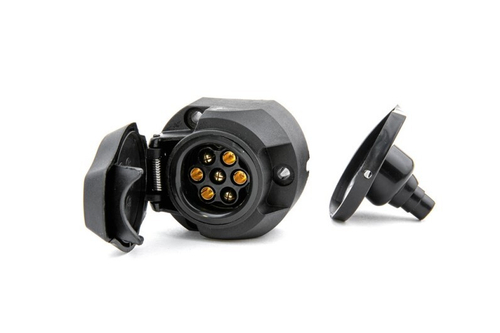 Разъем прицепа пластмассовый 7 конт. (розетка) герметичный (CARGEN)