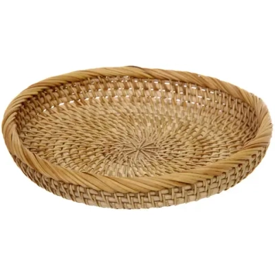 Сухарница плетеная из ротанга «Boho style» 19*3см