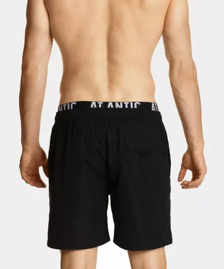 Пляжные шорты мужские Atlantic KMB-200, черные