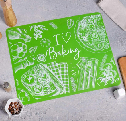Силиконовый коврик для выпечки I love Baking, 50 х 40 см
