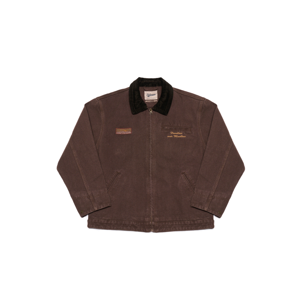 Куртка Nothomme Jacket With Japanese Retro Style Embroidery "Oak Brown"