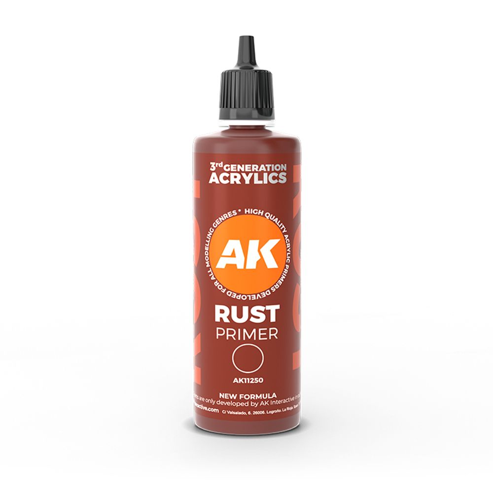 Акриловый праймер AK Interactive Rust 100ml