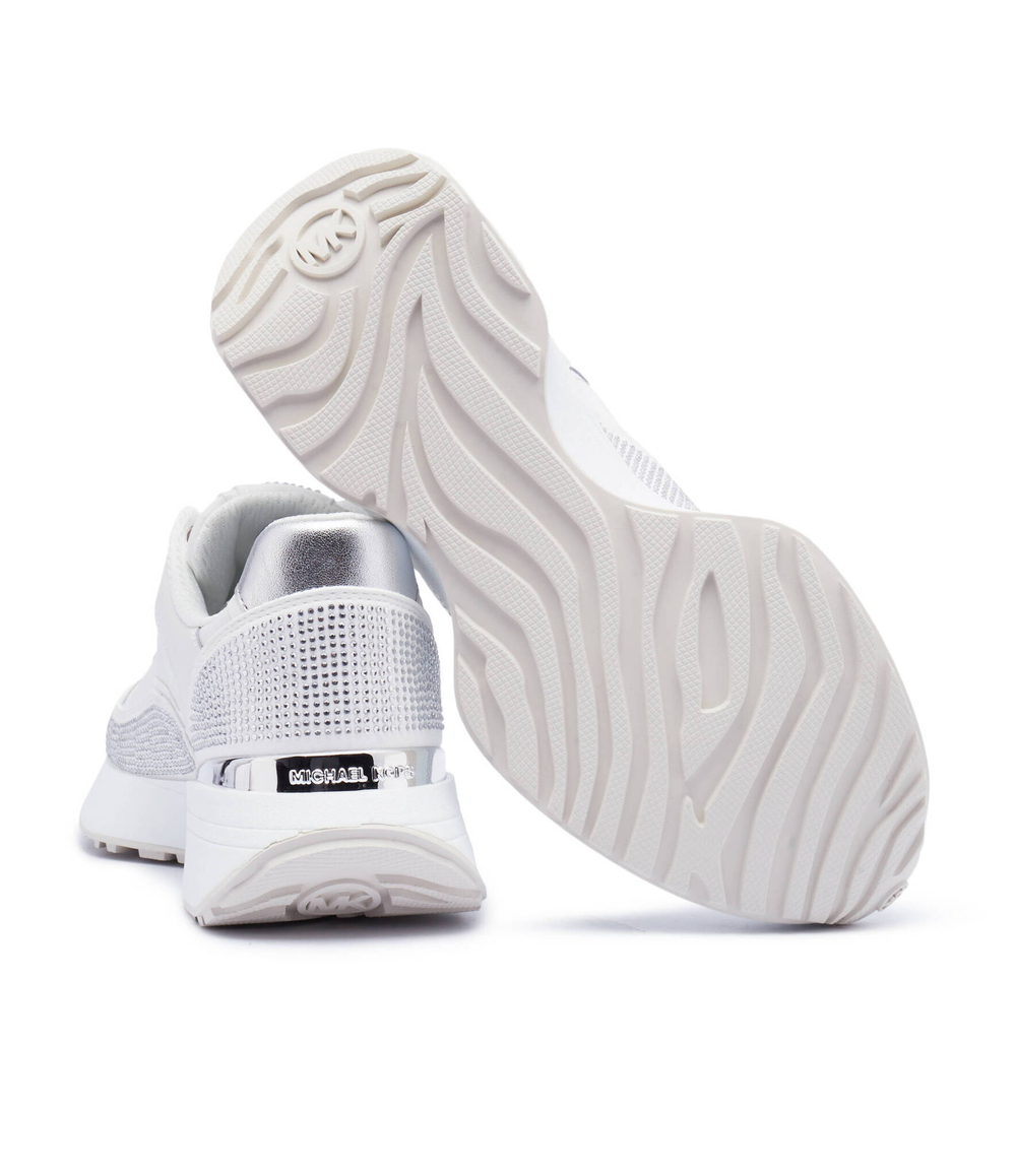 Кожаные кроссовки Michael Kors - белый(43T4ARFS1S)