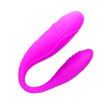 Вибромассажер для пар Indulgence с дистанционным управлением (Цвет: лиловый)